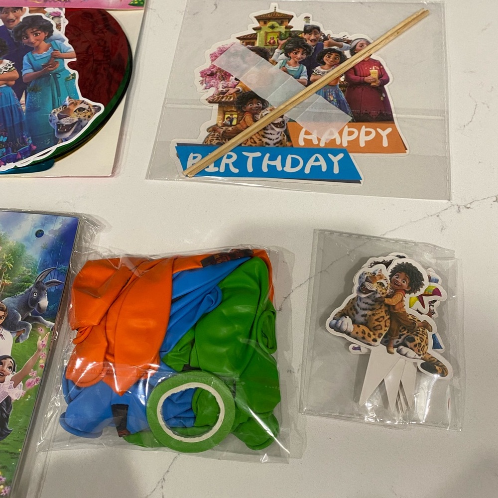 NEW Disney Encanto Birthday Party supplies decorations Balloons Banner Cupcake - Picture 3 of 3